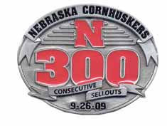 300NEB Nebraska buckle 300 consecutive sellouts